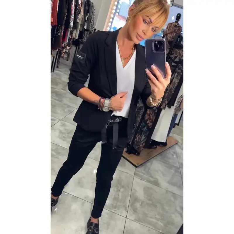 Grażyna | Dopasowany Dwuczęściowy Garnitur