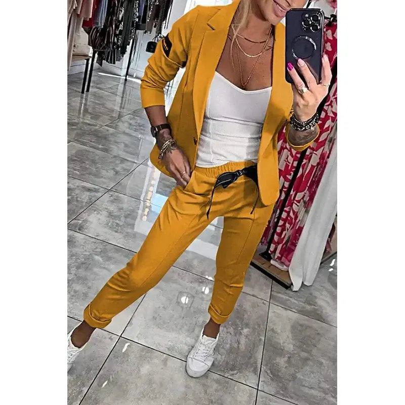 Grażyna | Dopasowany Dwuczęściowy Garnitur