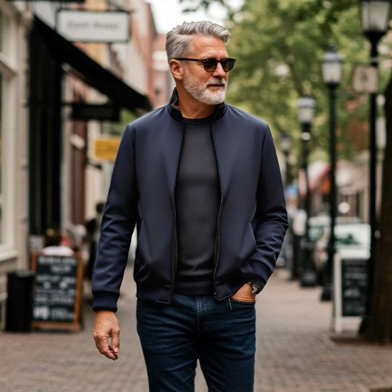 Przemysław | Klasyczna Ciepła Kurtka na Zamek dla Mężczyzn