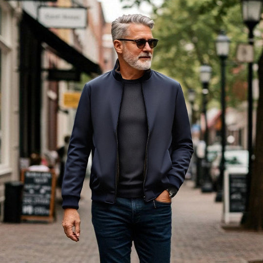 Przemysław | Klasyczna Ciepła Kurtka na Zamek dla Mężczyzn