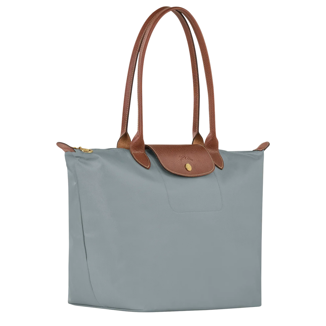 Longchamp – Duża torba Le Pliage, Stalowy