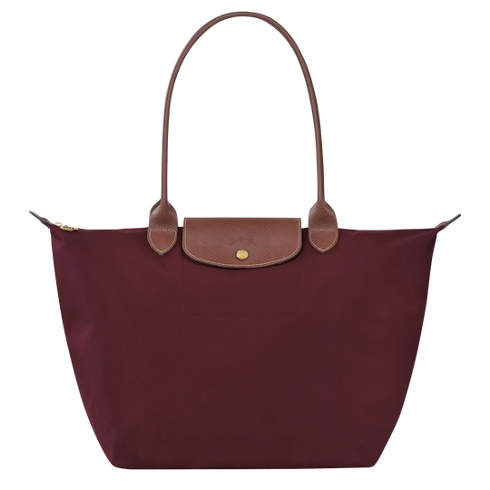 Longchamp – Duża torba Le Pliage, Bordowy