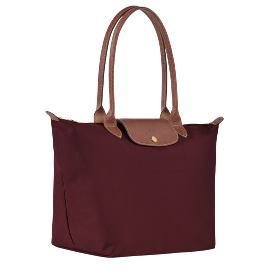 Longchamp – Duża torba Le Pliage, Bordowy