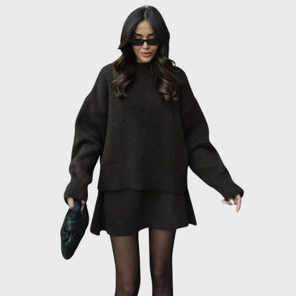 Wiktoria| Przytulny Zestaw Dzianinowy