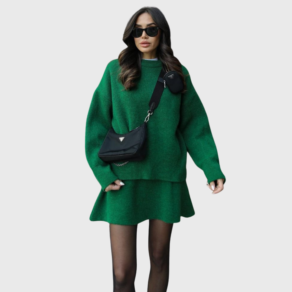 Wiktoria| Przytulny Zestaw Dzianinowy