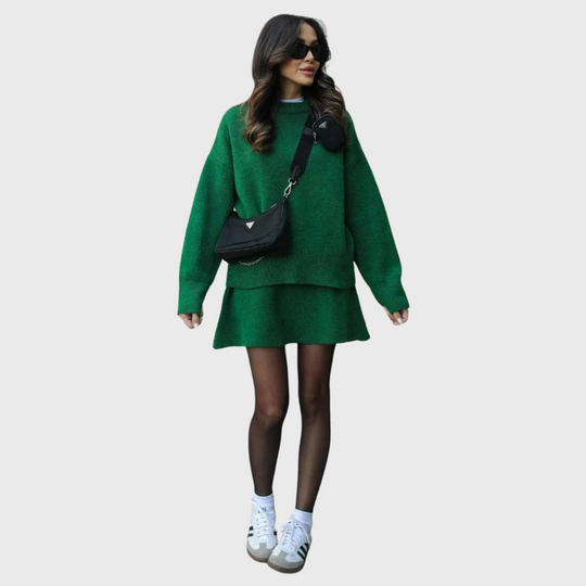 Wiktoria| Przytulny Zestaw Dzianinowy