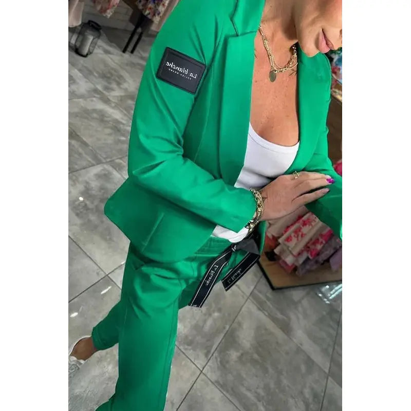 Grażyna | Dopasowany Dwuczęściowy Garnitur