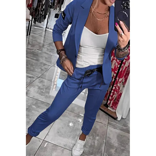 Grażyna | Dopasowany Dwuczęściowy Garnitur