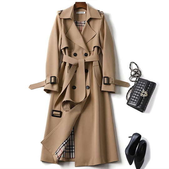 Ewa | STYLOWY ELEGANCKI PŁASZCZ TRENCH
