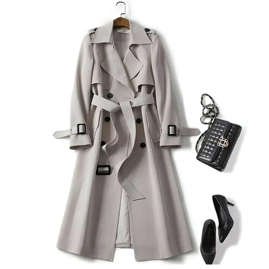 Ewa | STYLOWY ELEGANCKI PŁASZCZ TRENCH