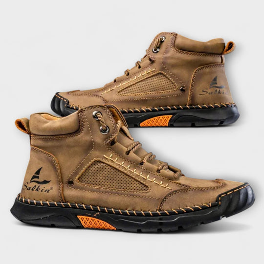 Weronika | Wysokie Skórzane Botki