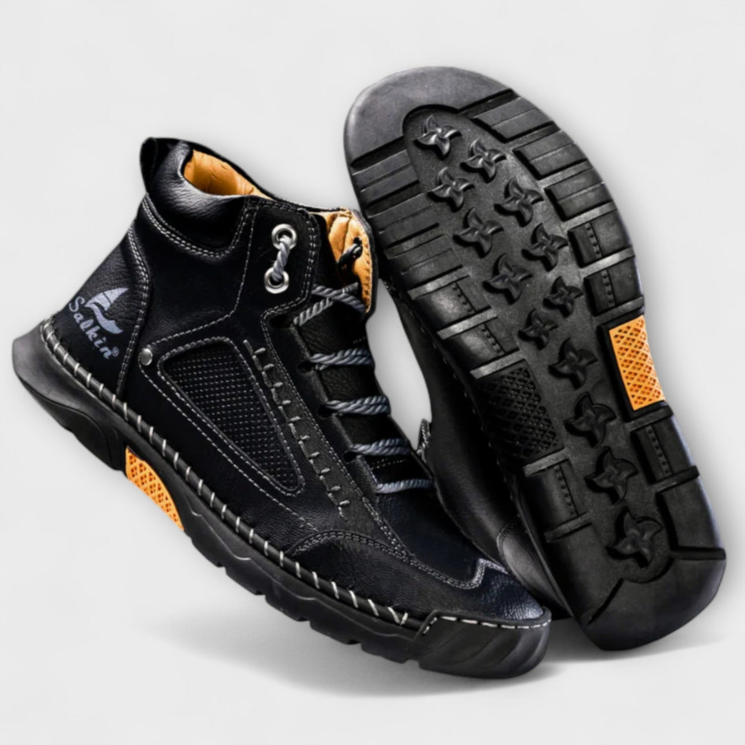 Weronika | Wysokie Skórzane Botki