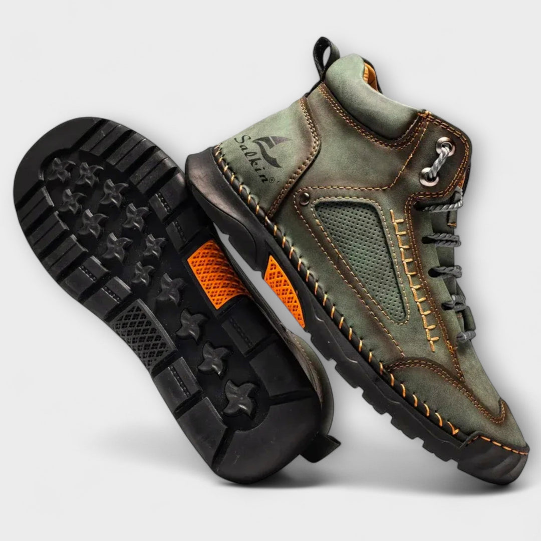 Weronika | Wysokie Skórzane Botki