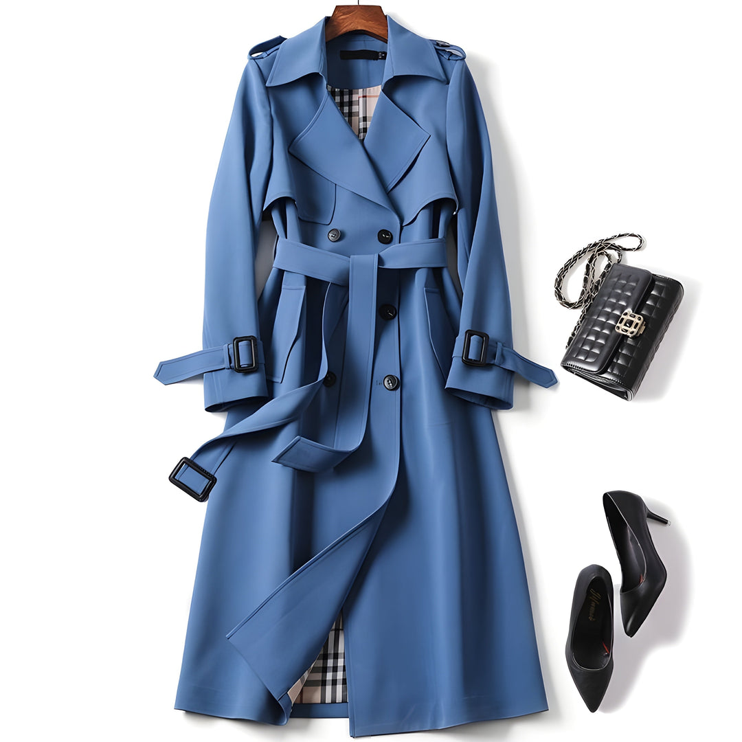 Ewa | STYLOWY ELEGANCKI PŁASZCZ TRENCH