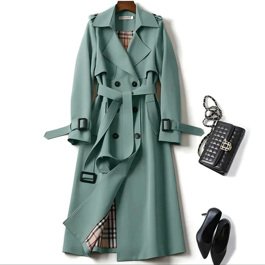 Ewa | STYLOWY ELEGANCKI PŁASZCZ TRENCH